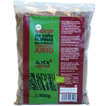Cukier Trzcinowy Mascobado BIO 500 g - Bezglutenowy, Ekologiczny