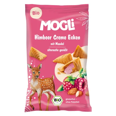 Rożki migdałowo-malinowe bezglutenowe BIO – Mogli 30 g
