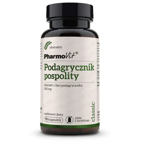Podagrycznik pospolity ekstrakt 450 mg – 90 kapsułek Pharmovit