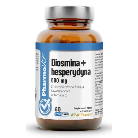 Diosmina + Hesperydyna 500 mg 60 kapsułek – Pharmovit