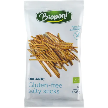 Paluszki Solone BIO Bezglutenowe 45 g - Biopont