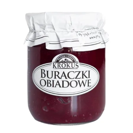 Buraczki obiadowe bezglutenowe Krokus 500 g – naturalny smak