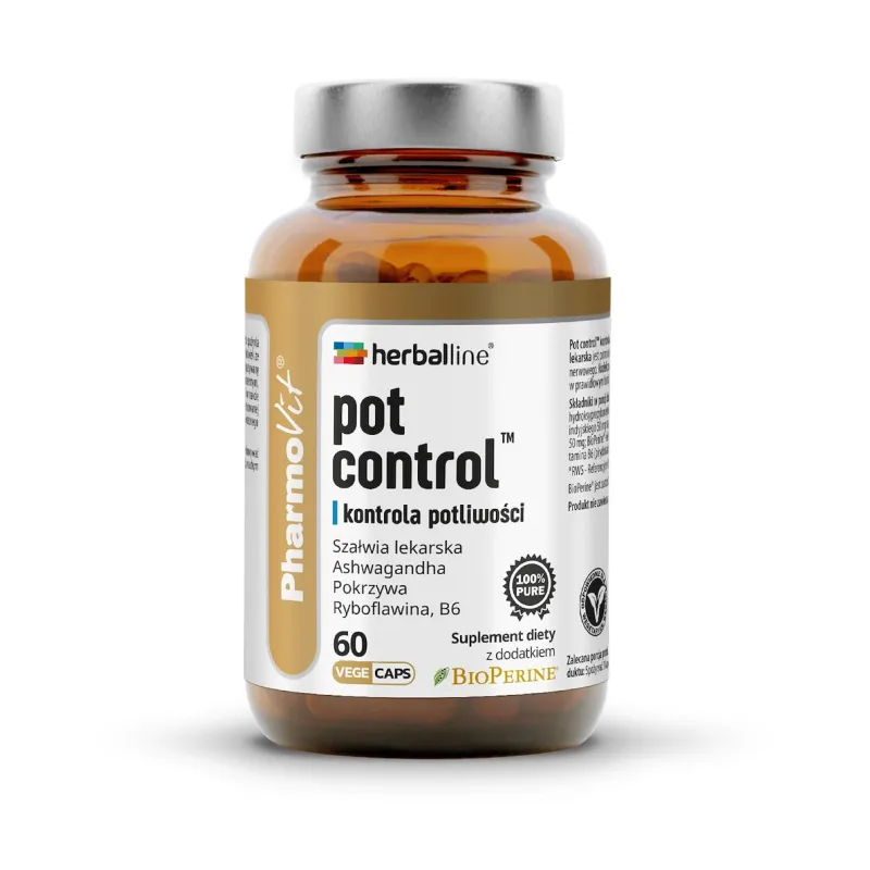 Pot Control™ 60 kapsułek – Pharmovit Herballine