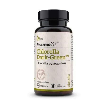 Chlorella Dark-Green™ 360 tabletek – Pharmovit Classic