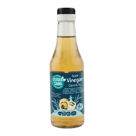 OCET RYŻOWY DO SUSHI NIESŁODZONY FILTROWANY BEZGLUTENOWY BIO 250 ml (GENMAI SU VINEGAR)- TERRASANA