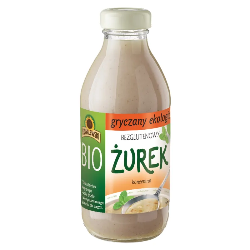 ŻUREK GRYCZANY BEZGLUTENOWY KONCENTRAT BIO 320 ml - KOWALEWSKI