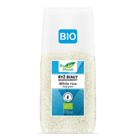 Ryż biały długoziarnisty bezglutenowy BIO 1 kg – Bio Planet