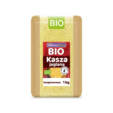 KASZA JAGLANA BEZGLUTENOWA BIO 1 kg - NATURAVENA