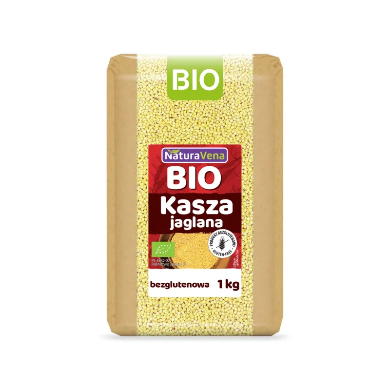 KASZA JAGLANA BEZGLUTENOWA BIO 1 kg - NATURAVENA