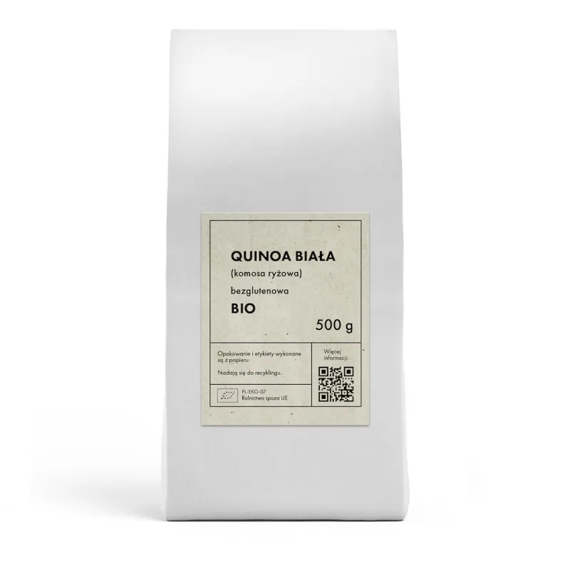 Quinoa biała BIO 500 g – The Planet, bezglutenowa komosa
