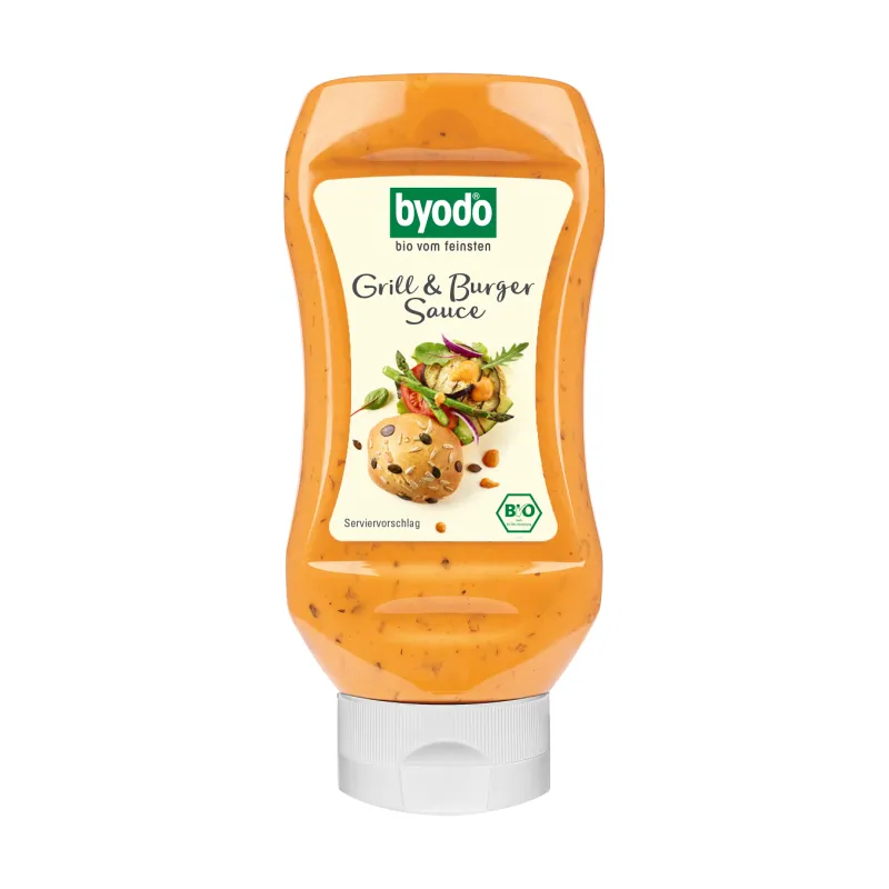 Sos grill‑burger BIO 300 ml – Byodo, bezglutenowy dip