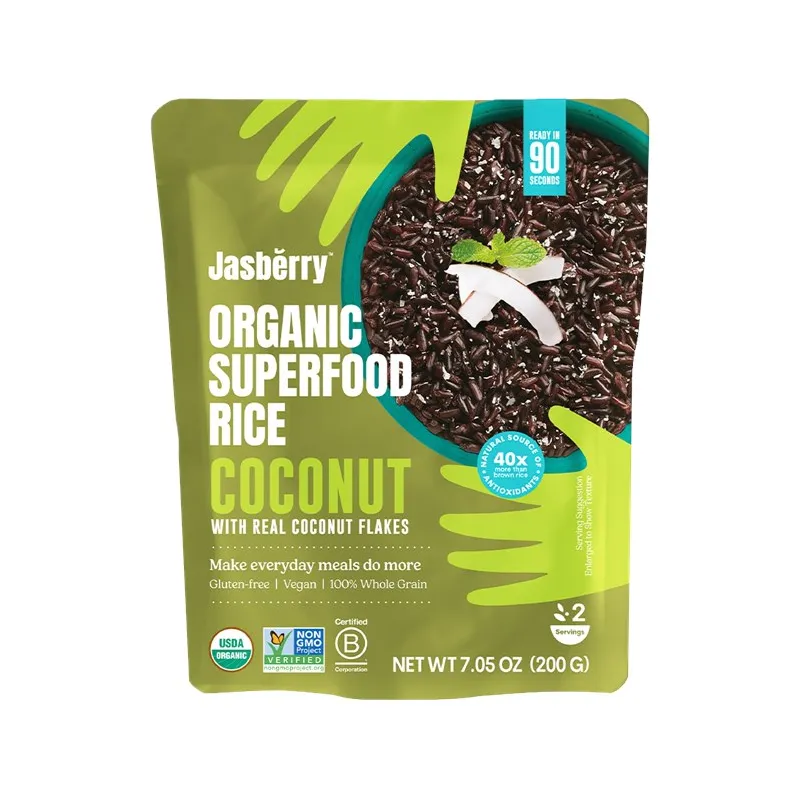 Jasberry Express kokosowy ryż 200 g BIO – bezglutenowy