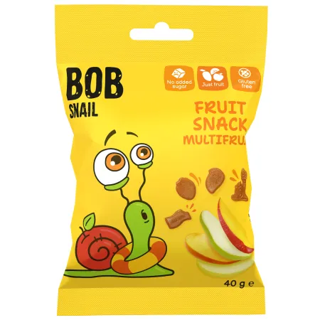 Żelki wieloowocowe BIO 40 g – Bob Snail, bezglutenowe