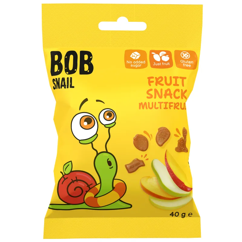 Żelki wieloowocowe BIO 40 g – Bob Snail, bezglutenowe