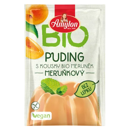 Budyń Morelowy Bezglutenowy BIO 40 g - AMYLON