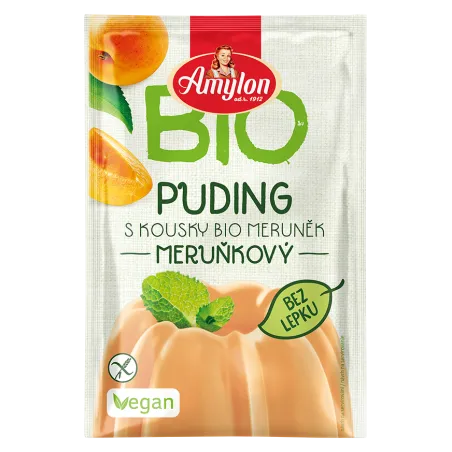 Budyń Morelowy Bezglutenowy BIO 40 g - AMYLON