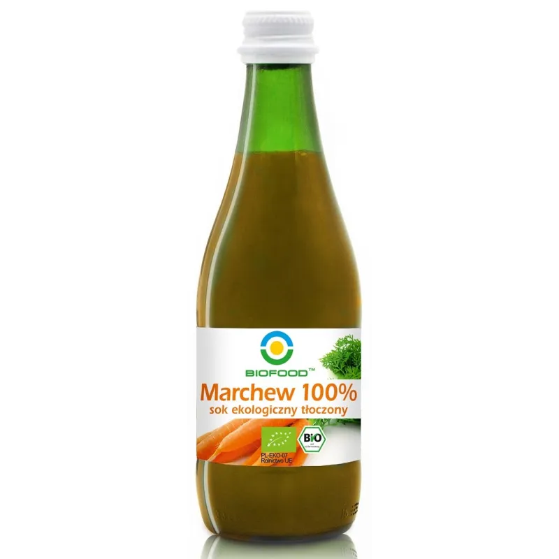 Sok z marchwi NFC 300 ml BIO – BioFood