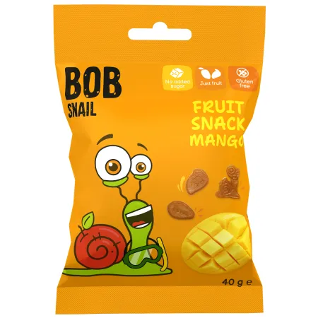 Żelki mango bez glutenu i cukru 40 g – Bob Snail