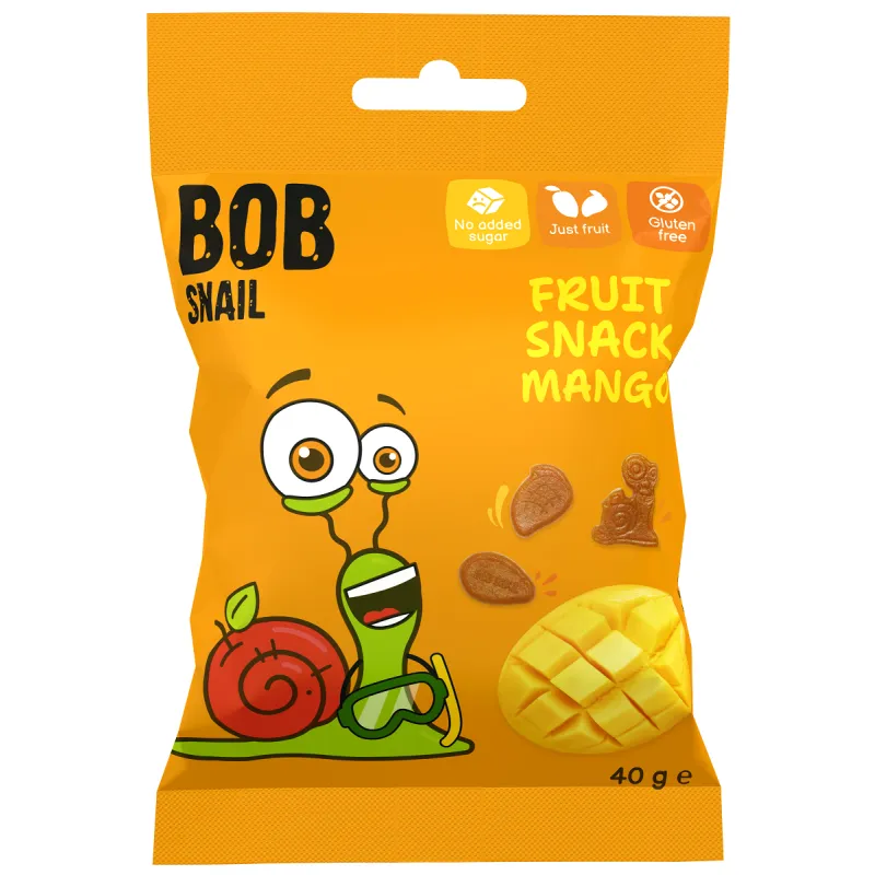 Żelki mango bez glutenu i cukru 40 g – Bob Snail