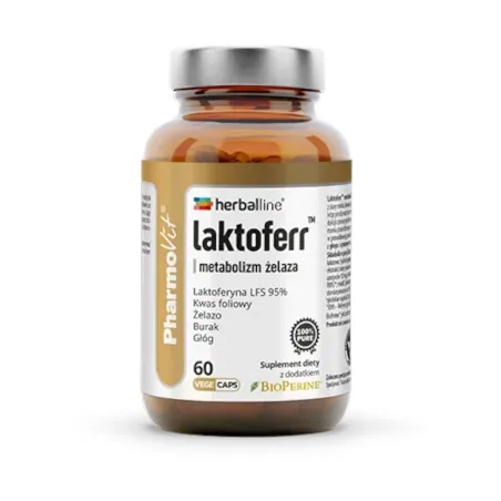 Laktoferr™ metabolizm żelaza 60 kaps – Pharmovit, clean label