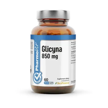 Glicyna 850 mg Clean Label – Pharmovit, 60 kapsułek