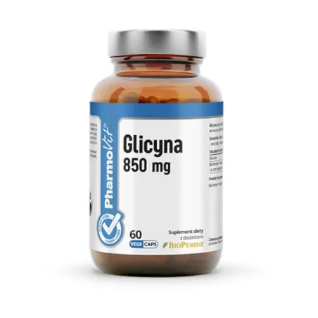 Glicyna 850 mg Clean Label – Pharmovit, 60 kapsułek