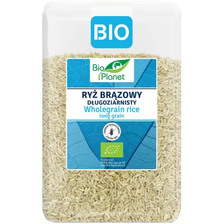 Ryż brązowy długoziarnisty BIO 2 kg – Bio Planet