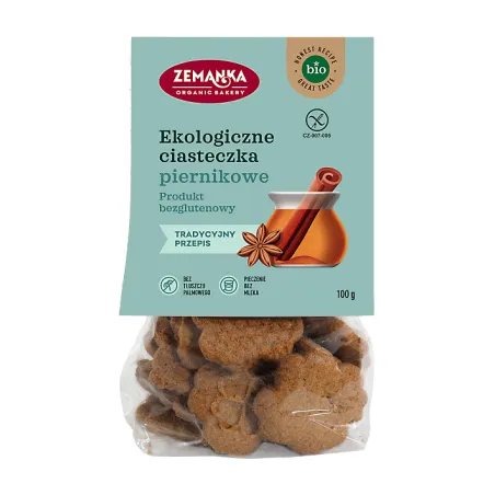 Ciastka Piernikowe Bezglutenowe BIO 100 g - ZEMANKA