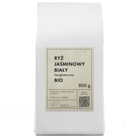 Ryż jaśminowy BIO 800 g – The Planet bezglutenowy