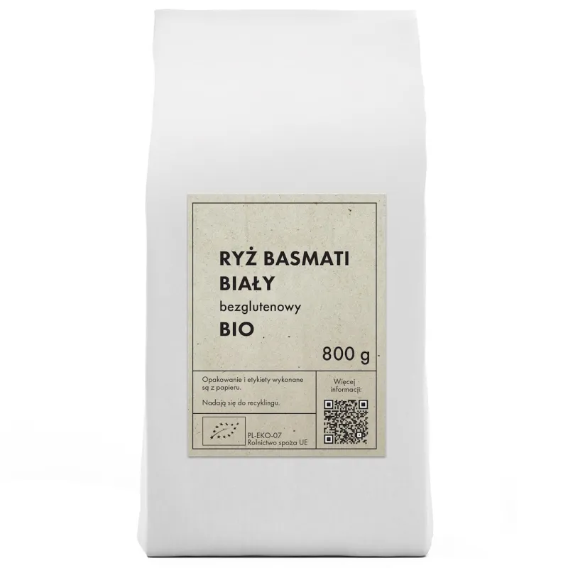 Ryż basmati BIO 800 g – The Planet bezglutenowy