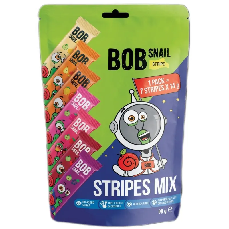 Zestaw owocowych rolek 98 g – Bob Snail naturalne przekąski