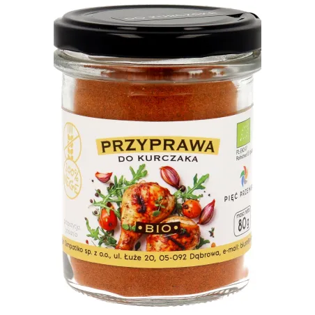 Przyprawa do kurczaka BIO 80 g – Pięć Przemian bezglutenowa