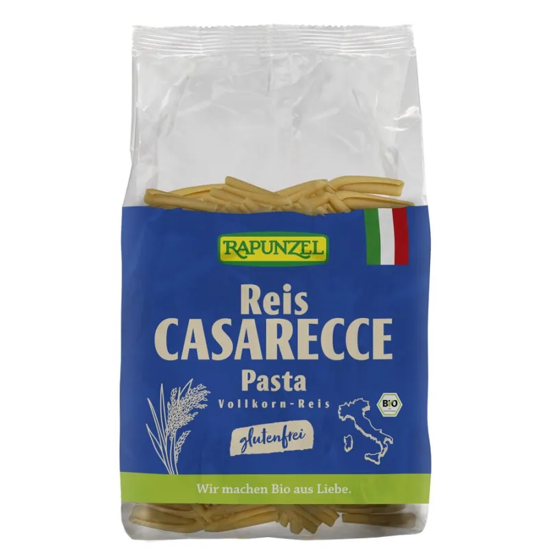Makaron ryżowy razowy Casarecce BIO 250 g – Rapunzel bezglutenowy