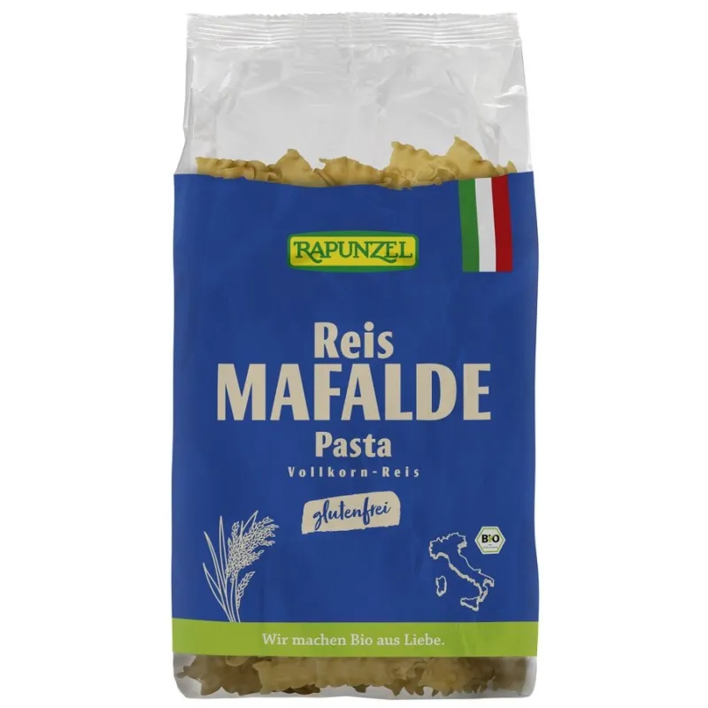 Makaron ryżowy razowy Mafalde BIO 250 g – Rapunzel GF