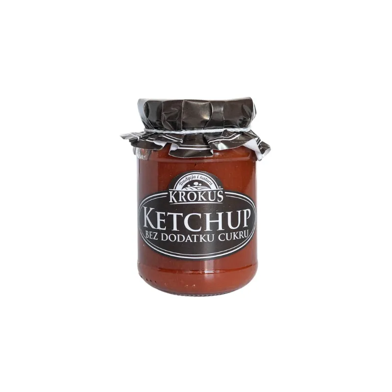 Ketchup bez dodatku cukru 180 g – Krokus bez glutenu