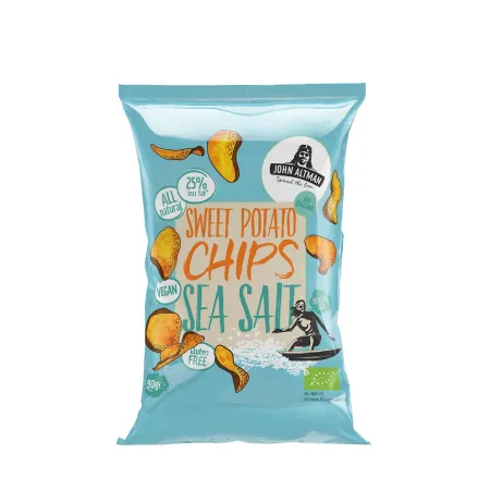 Chipsy batatowe sól morska BIO 90 g – John Altman