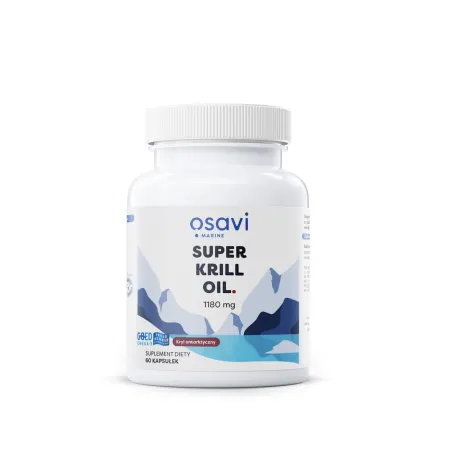 Osavi Super Krill Oil 1180 mg – 60 kapsułek, omega‑3 z kryla