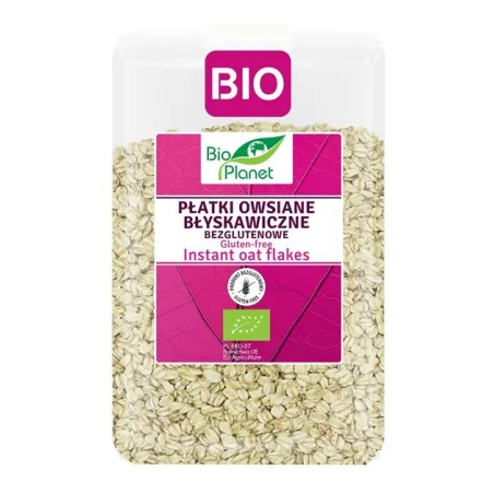Płatki owsiane błyskawiczne BIO 1 kg – Bio Planet | Bezglutenowe
