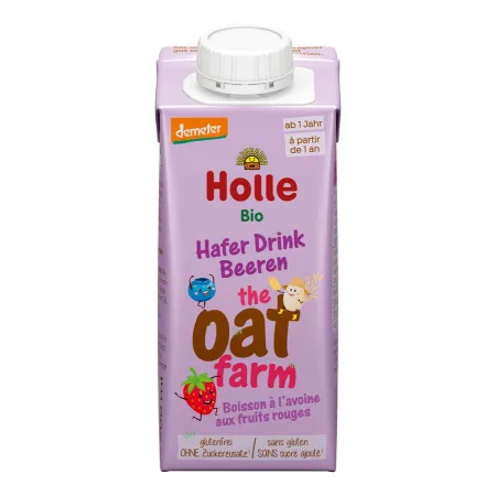 Napój owsiany Holle truskawka-jagoda-banan BIO 200 ml