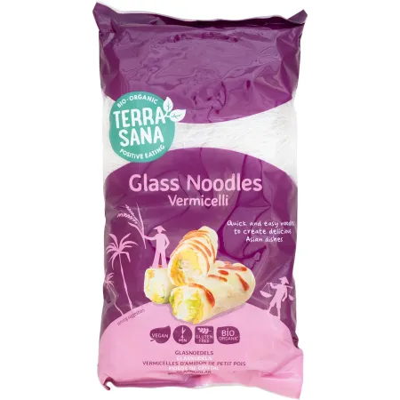 Makaron z grochu szklany BIO 200 g – Terrasana bez glutenu