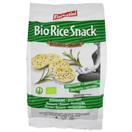 Krążki Ryżowe z Rozmarynem BIO 40 g - Bezglutenowe i Ekologiczne