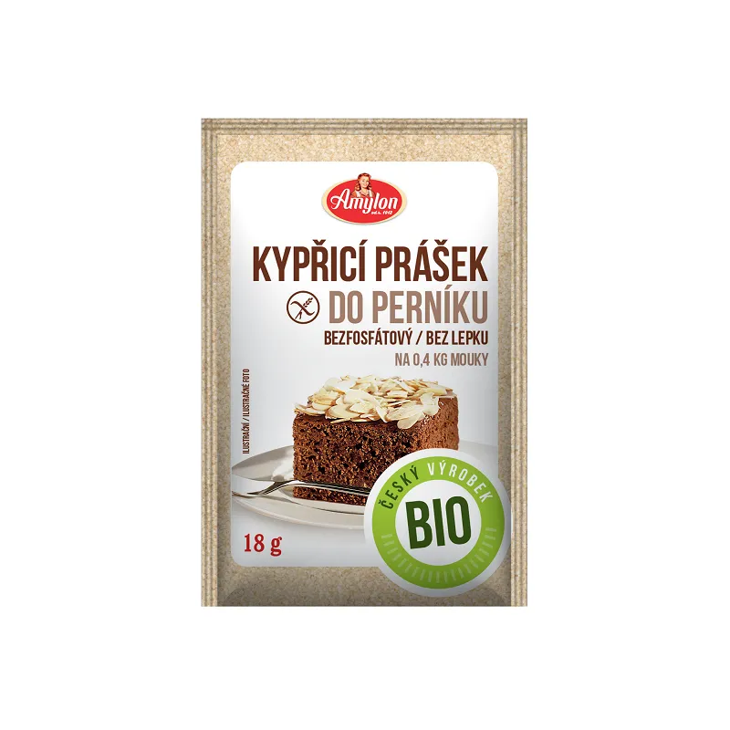 Proszek do pieczenia piernika bezglutenowy BIO 18 g – Amylon
