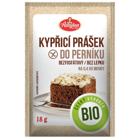 Proszek do pieczenia piernika bezglutenowy BIO 18 g – Amylon