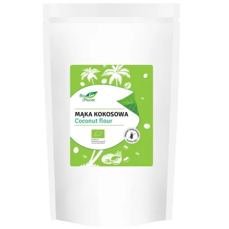 Mąka kokosowa bezglutenowa BIO 600 g – Bio Planet