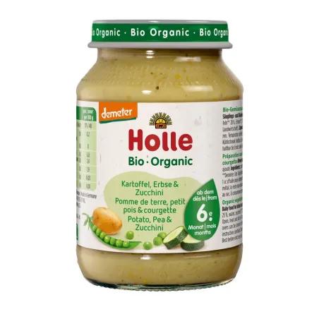 Holle Obiadek Ziemniak-Groszek-Cukinia BIO 190 g