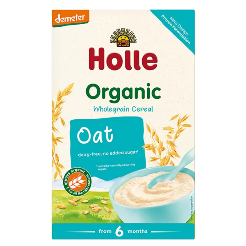 Kaszka owsiana pełnoziarnista bez glutenu Holle BIO