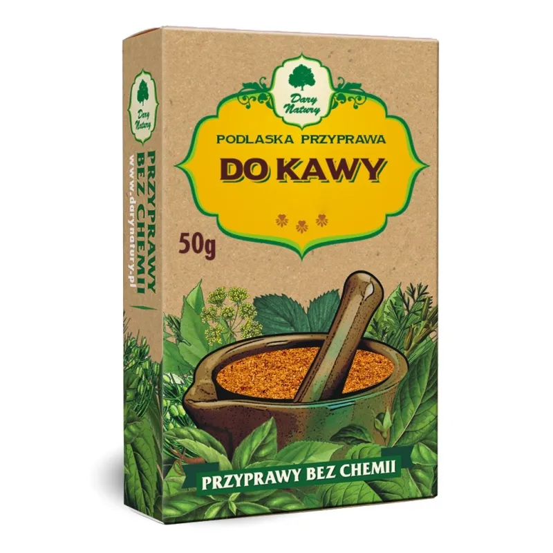 Przyprawa do Kawy Bezglutenowa 50 g - Dary Natury