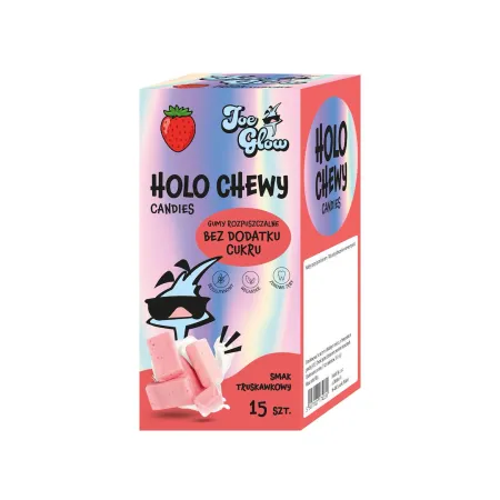 Gumy rozpuszczalne truskawkowe bez cukru i glutenu 90 g