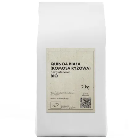 Quinoa biała (komosa ryżowa) bezglutenowa BIO 2 kg – Bio Planet  📝 Meta opis