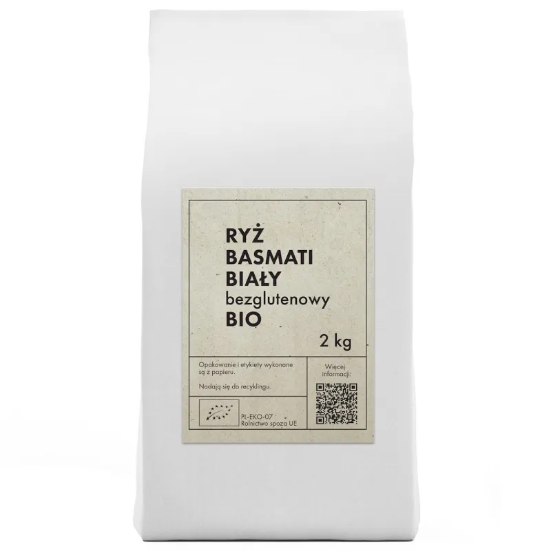 Ryż basmati biały bezglutenowy BIO 2 kg – The Planet